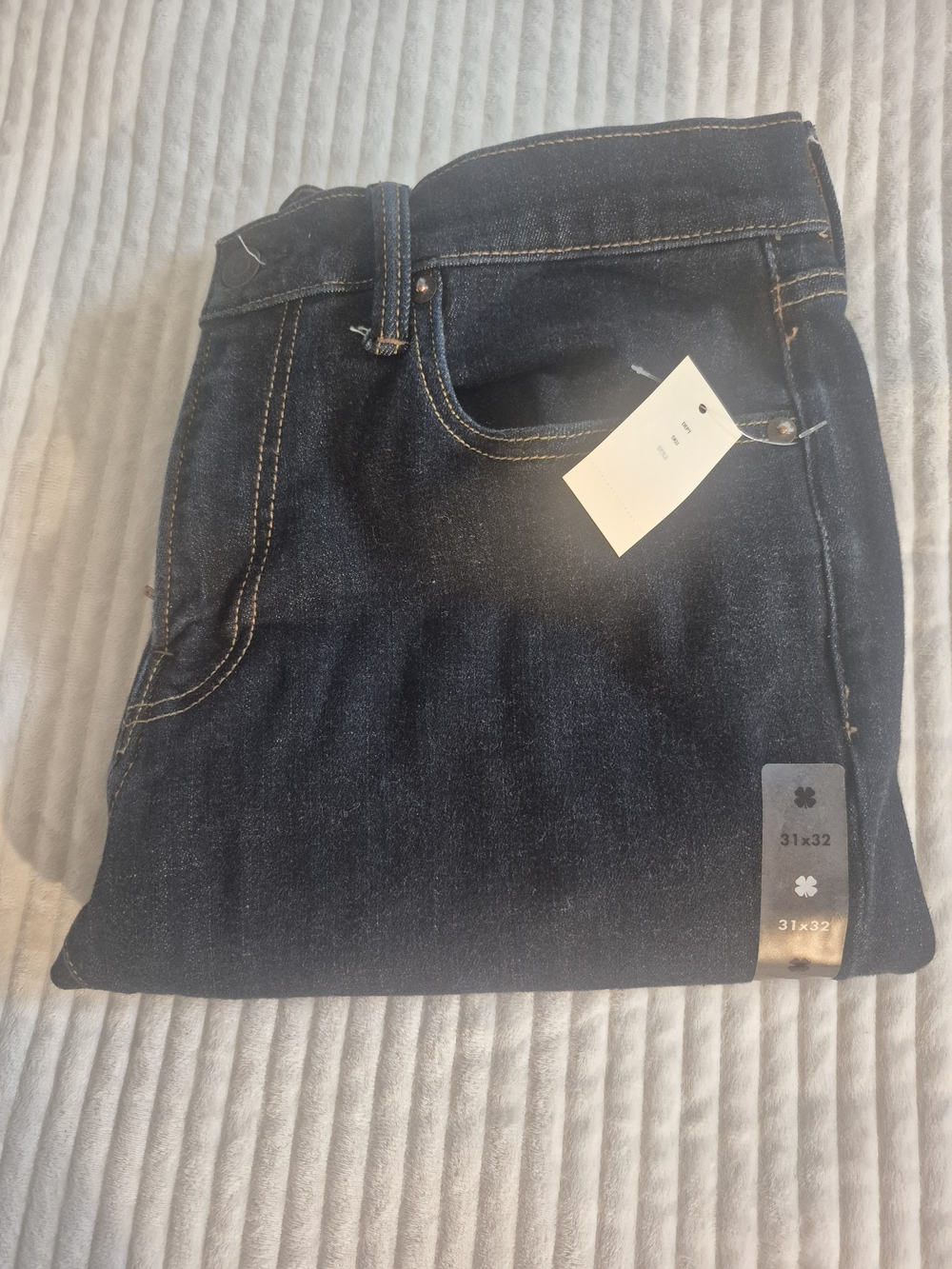 Men's Lucky Brand Straight-Leg Jeans in Dark Blue Clean Everyday Fit - Picture 9 of 10